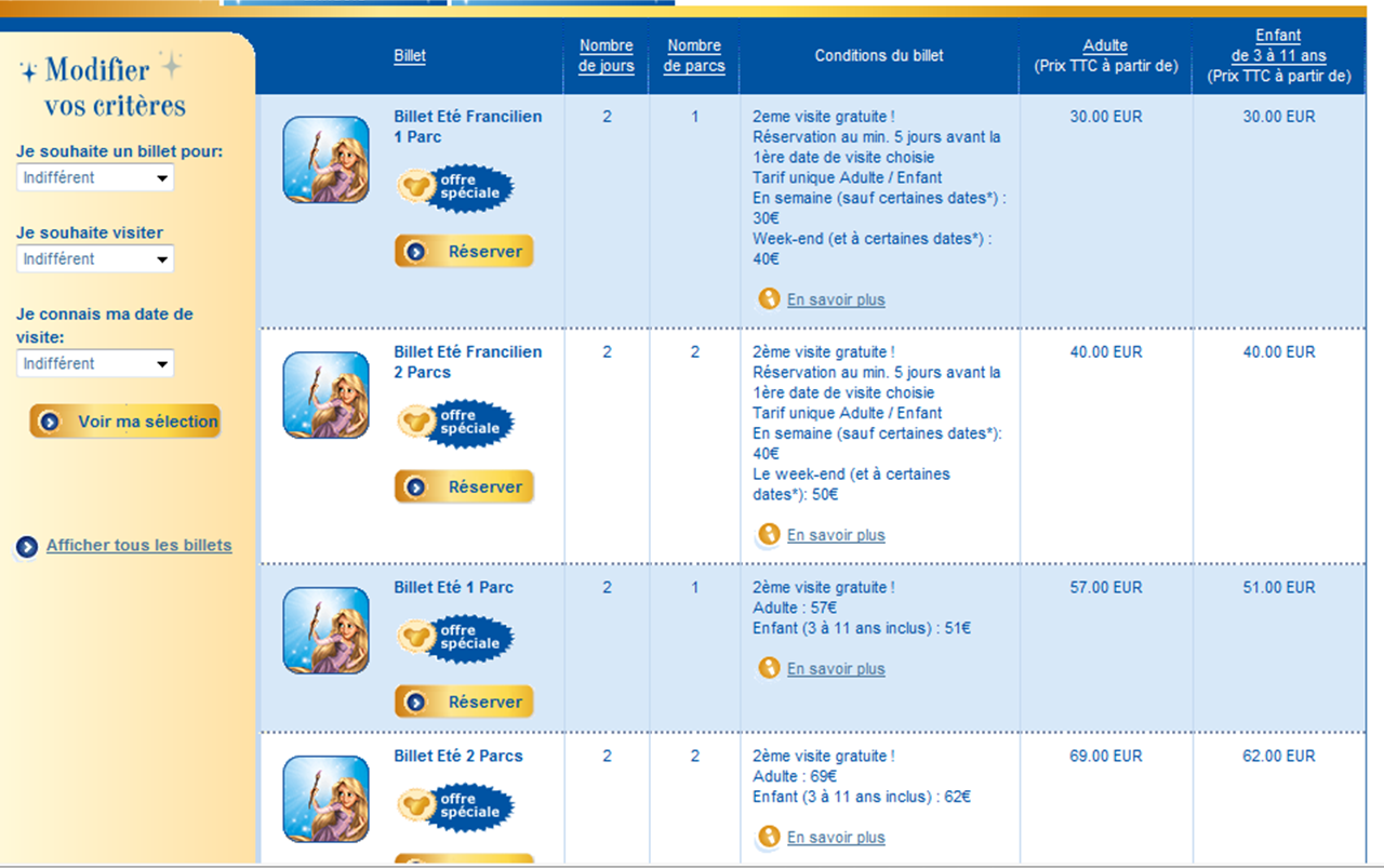 travelville Cheapest Disneyland Paris ticket