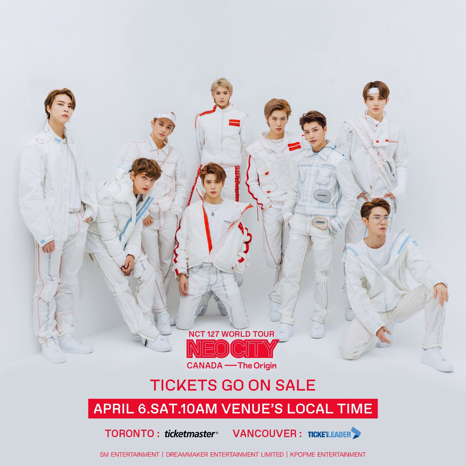 NCT 127 Tickets For Toronto NCT 127 World Tour Neo City Canada The